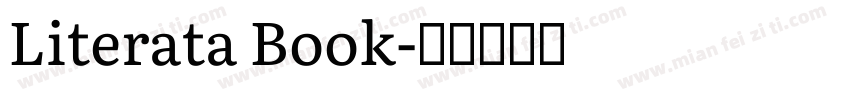 Literata Book字体转换